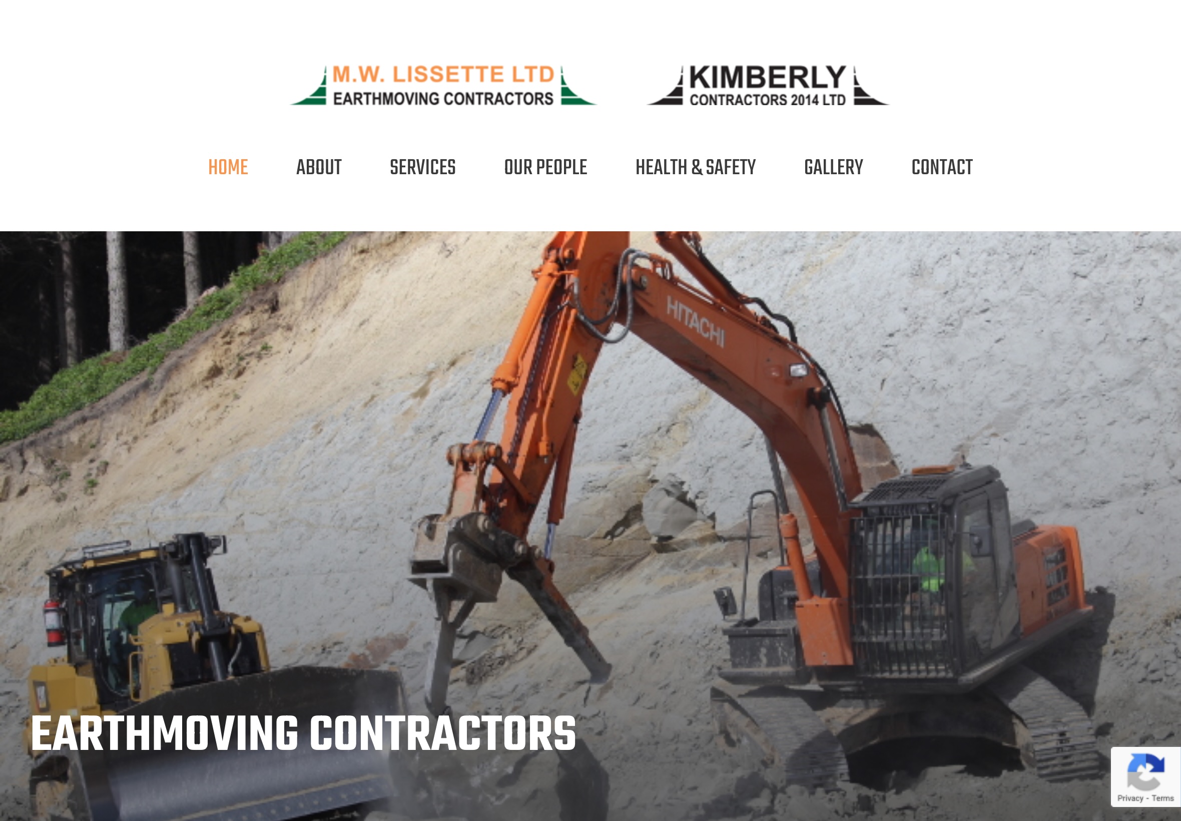 Lissette Contractors website screenshot